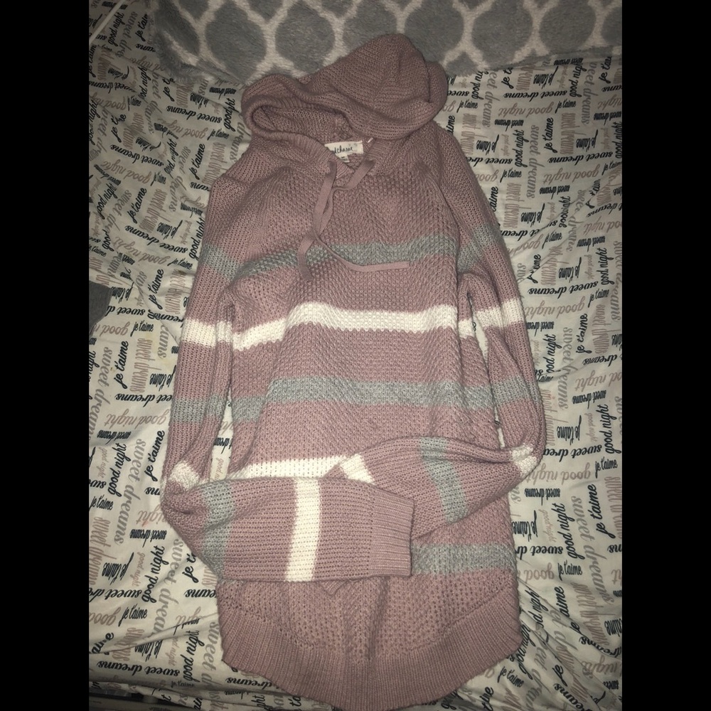 Striped Soft Knit Sweater/Dress